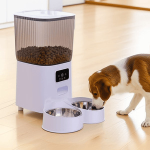 Pet Feeder with Camera 5L WiFi Smart Automatic Dual Bowl - petcareville