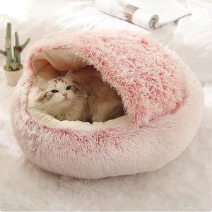 Plush Shell - Shaped Pet Bed