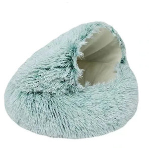 Plush Shell - Shaped Pet Bed