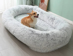 Giant Washable Dog Bed — Extra Large Plush PV Cover, Orthopedic PP Cotton Filling, Durable & Cozy 4XL-6XL Sizes