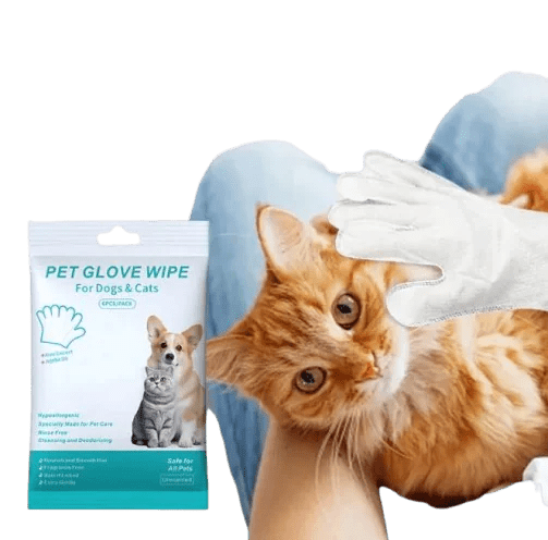 Pet Cleaning Gloves & Wipes