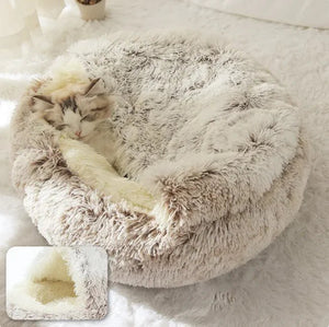 Plush Shell - Shaped Pet Bed
