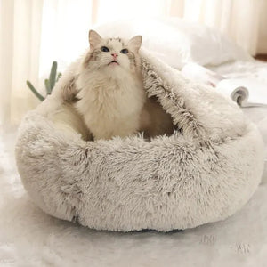 Plush Shell - Shaped Pet Bed