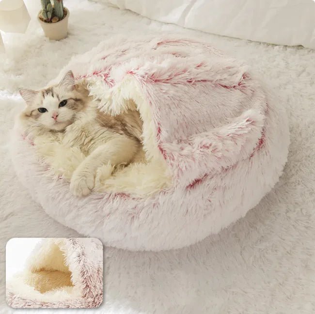 Plush Shell - Shaped Pet Bed