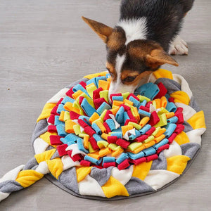 Pup's Play & Sniff Decompression Mat – Interactive Dog Snuffle Mat for Stress Relief & Mental Stimulation - petcareville