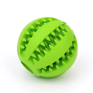 Rubber Bite-Resistant Watermelon Ball — Treat-Dispensing Interactive Toy for Dogs, Sizes 5cm & 7cm, Vibrant Colors - petcareville